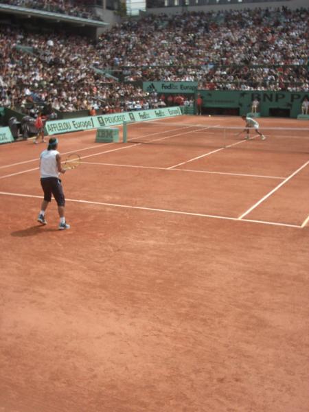 Rafaël Nadal et Fabrice Santoro